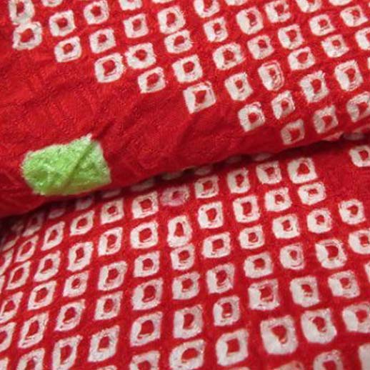 Haori med handknutet shibori-mönster.