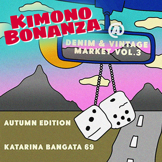 Kimono Bonanza på Denim & Vintage Market Vol. 3