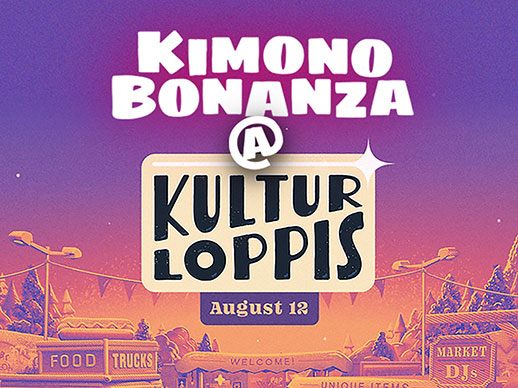 Kimono Bonanza på Snösätra Kulturloppis.